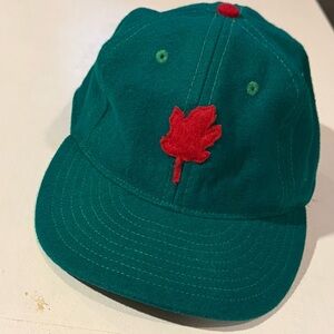 Ebbets Field Flannels Oakland Oaks Hat made USA fitted 7 1/2 wool—beautiful